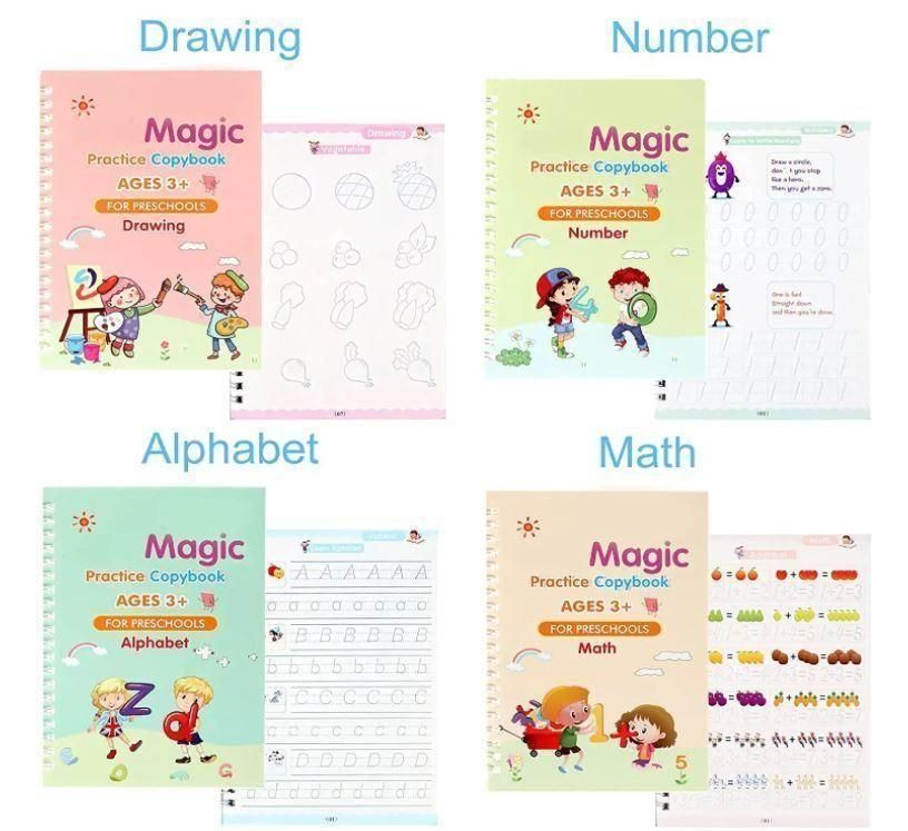 Kids Practice Books (Set Of 4 Books)
